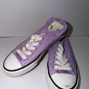 Purple Canvas Sneakers